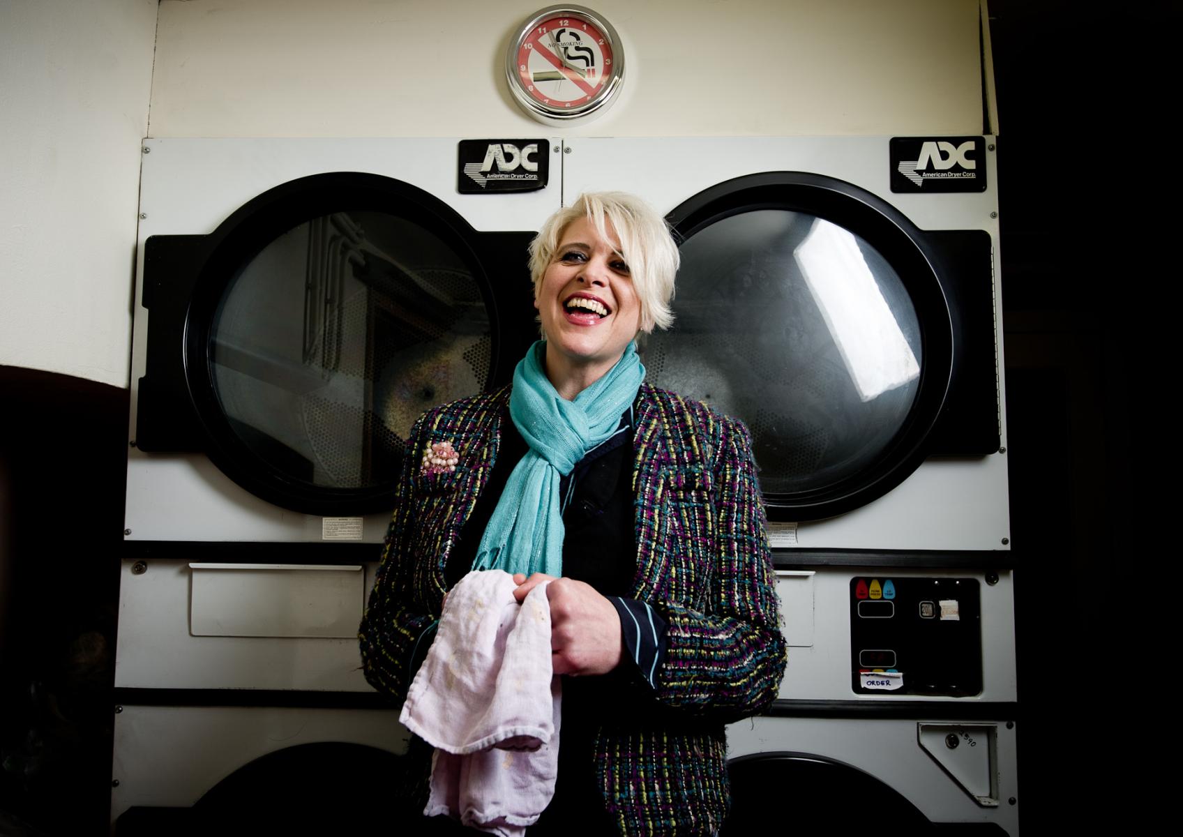 Sue Wood,  the Launderette